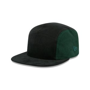 Black Emerald Cord Camper Strapback