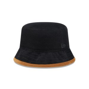 Black Tiramisu Cord Bucket Hat