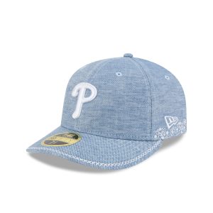 Hand Stitched Chambray Low Profile 59FIFTY Fitted