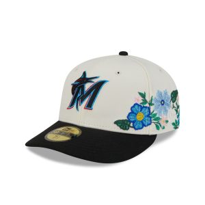 Tonal Florals White 59FIFTY Fitted