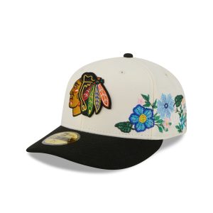 Tonal Florals White 59FIFTY Fitted
