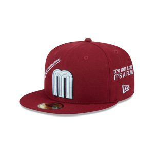 New Era Anniversary Logos Maroon 59FIFTY Fitted