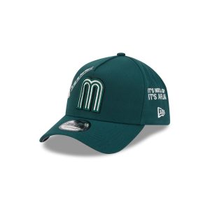 New Era Anniversary Logos Green 9FORTY M-Crown A-Frame Snapback