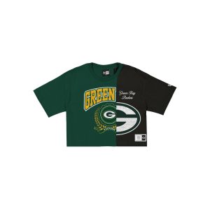 Team Split Women's Short-Sleeve Cropped T-Shirt