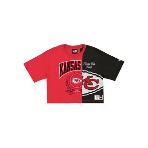 Team Split Women's Short-Sleeve Cropped T-Shirt