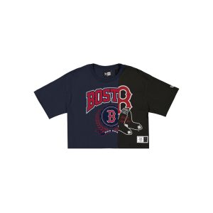 Team Split Women's Short-Sleeve Cropped T-Shirt