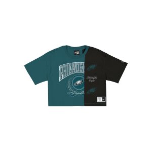 Team Split Women's Short-Sleeve Cropped T-Shirt