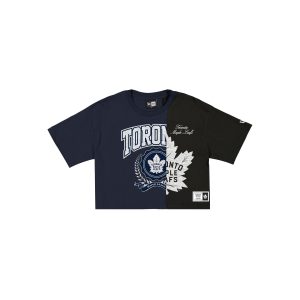 Team Split Women's Short-Sleeve Cropped T-Shirt