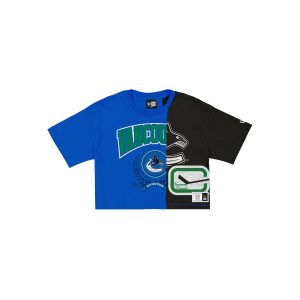 Team Split Women's Short-Sleeve Cropped T-Shirt