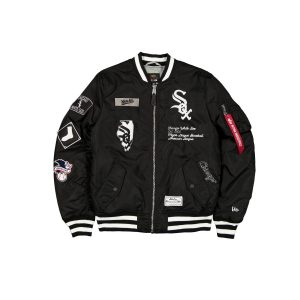 Alpha Industries Black MA-1 Bomber Jacket