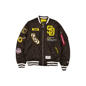 Alpha Industries Brown MA-1 Bomber Jacket