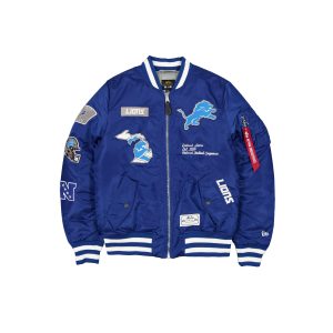 Alpha Industries Blue MA-1 Bomber Jacket