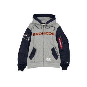 Alpha Industries Gray MA-1 Full Zip Fleece Jacket