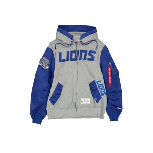 Alpha Industries Gray MA-1 Full Zip Fleece Jacket