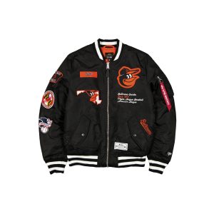 Alpha Industries Black MA-1 Bomber Jacket