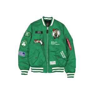 Alpha Industries Green MA-1 Bomber Jacket