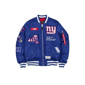 Alpha Industries Blue MA-1 Bomber Jacket