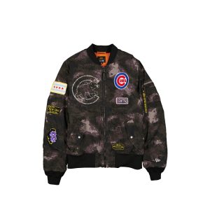 Alpha Industries Black Camo MA-1 Bomber Jacket