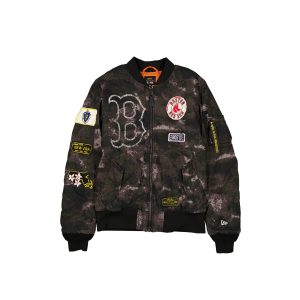 Alpha Industries Black Camo MA-1 Bomber Jacket