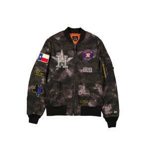 Alpha Industries Black Camo MA-1 Bomber Jacket