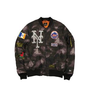 Alpha Industries Black Camo MA-1 Bomber Jacket
