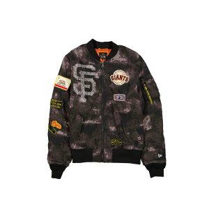 Alpha Industries Black Camo MA-1 Bomber Jacket