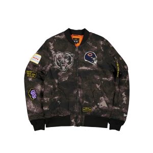 Alpha Industries Black Camo MA-1 Bomber Jacket