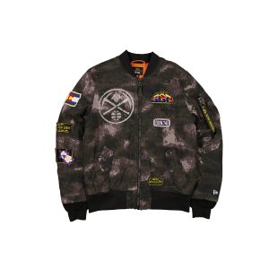 Alpha Industries Black Camo MA-1 Bomber Jacket