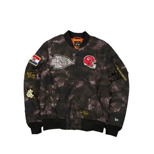 Alpha Industries Black Camo MA-1 Bomber Jacket