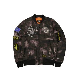 Alpha Industries Black Camo MA-1 Bomber Jacket