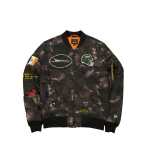 Alpha Industries Black Camo MA-1 Bomber Jacket
