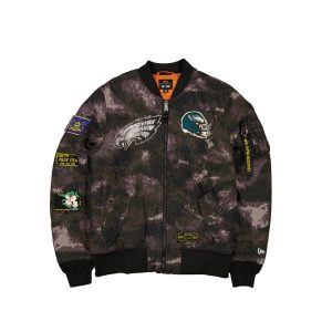 Alpha Industries Black Camo MA-1 Bomber Jacket