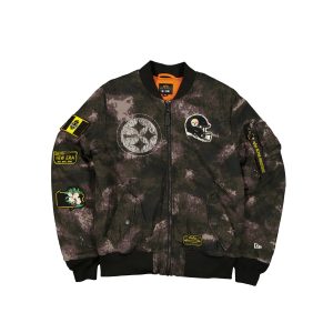 Alpha Industries Black Camo MA-1 Bomber Jacket