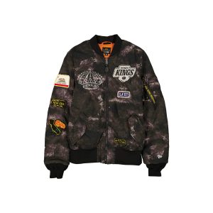 Alpha Industries Black Camo MA-1 Bomber Jacket