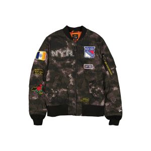Alpha Industries Black Camo MA-1 Bomber Jacket