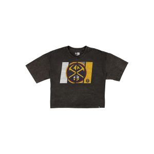 Sport Night Women's Cropped Black T-Shirt
