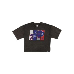 Sport Night Women's Cropped Black T-Shirt
