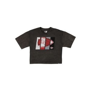 Sport Night Women's Cropped Black T-Shirt
