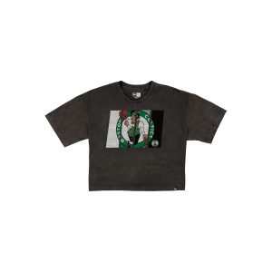 Sport Night Women's Cropped Black T-Shirt