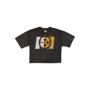 Sport Night Women's Cropped Black T-Shirt