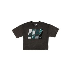 Sport Night Women's Cropped Black T-Shirt