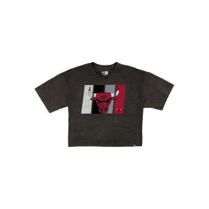 Sport Night Women's Cropped Black T-Shirt