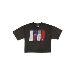 Sport Night Women's Cropped Black T-Shirt