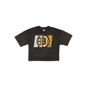 Sport Night Women's Cropped Black T-Shirt