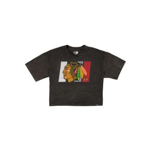 Sport Night Women's Cropped Black T-Shirt