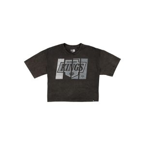 Sport Night Women's Cropped Black T-Shirt