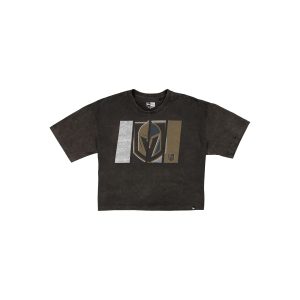 Sport Night Women's Cropped Black T-Shirt