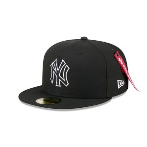 Alpha Industries Black 59FIFTY Fitted