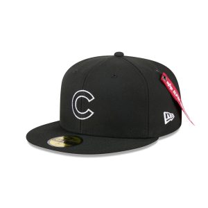 Alpha Industries Black 59FIFTY Fitted