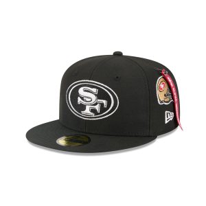 Alpha Industries Black 59FIFTY Fitted